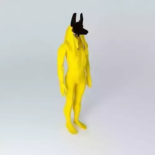 Anubis the man Free 3D model
