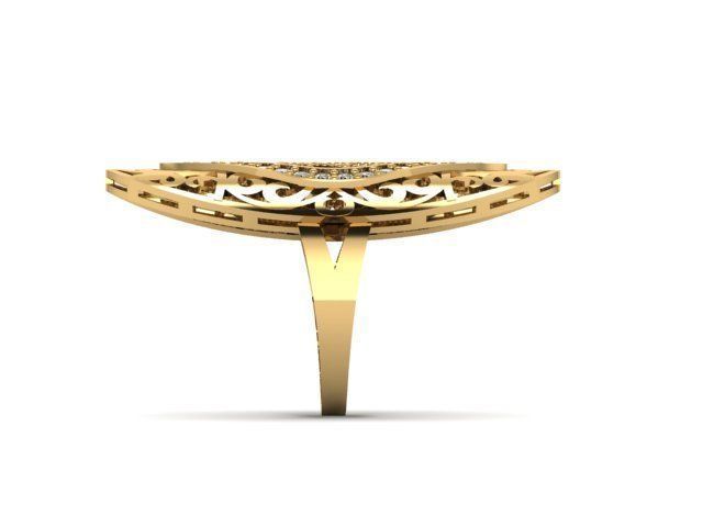 Fashion Jewelry Ring 3D print model 3D print model 3D print model_4