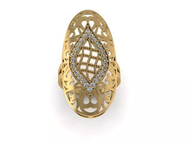 Fashion Jewelry Ring 3D print model 3D print model 3D print model_0