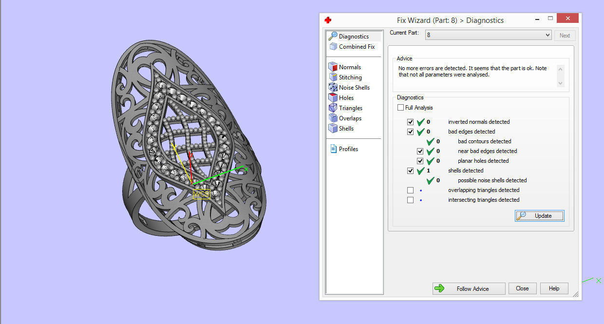 Fashion Jewelry Ring 3D print model 3D print model 3D print model_8