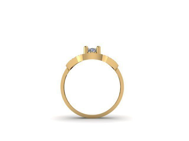 Fashion Jewelry Ring 3D print model 3D print model_1