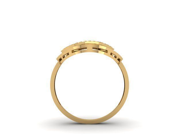 Fashion Jewelry Ring 3D print model 3D print model_1