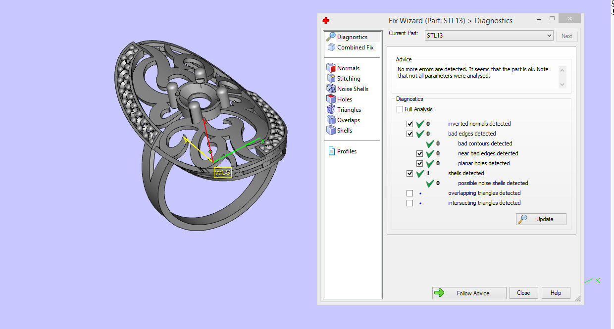 Fashion Jewelry Ring 3D print model 3D print model_7