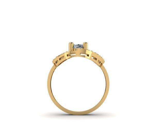 Fashion Jewelry Ring 3D print model 3D print model_3