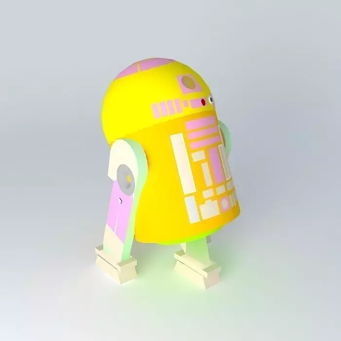 Star Wars R2D2 Free 3D model