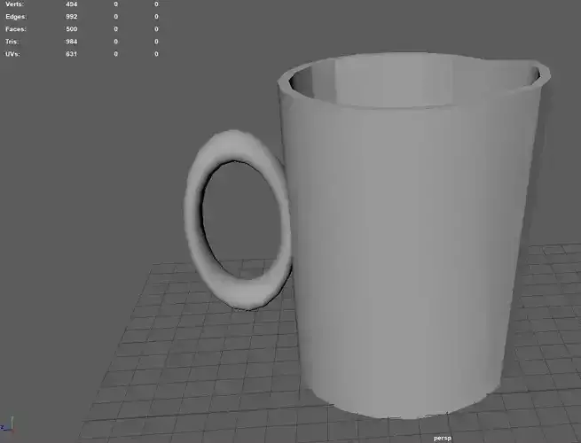 Jug Low Poly cup