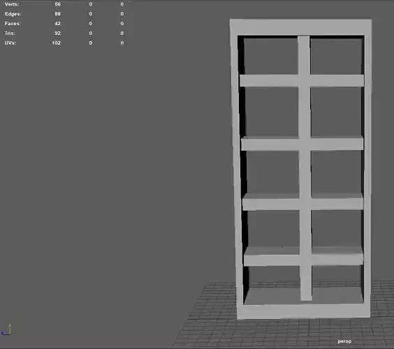 Window Big Low Poly Free 3D model