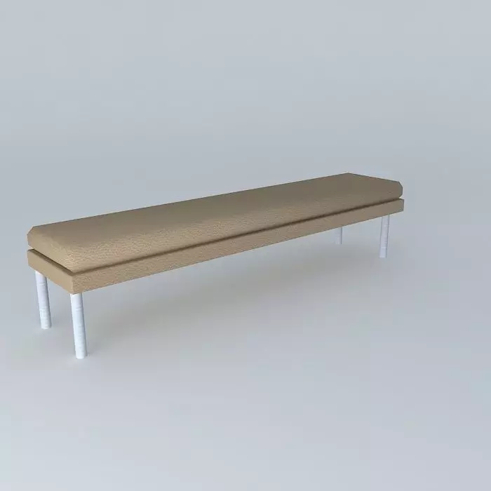 Custom Bench Decoro Free 3D model