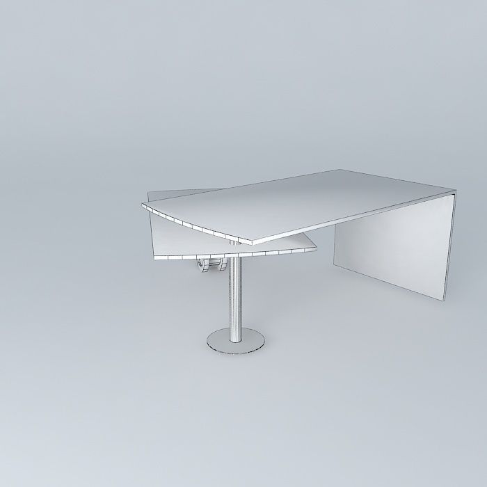 Wheel Coffee Table  Free 3D model_3