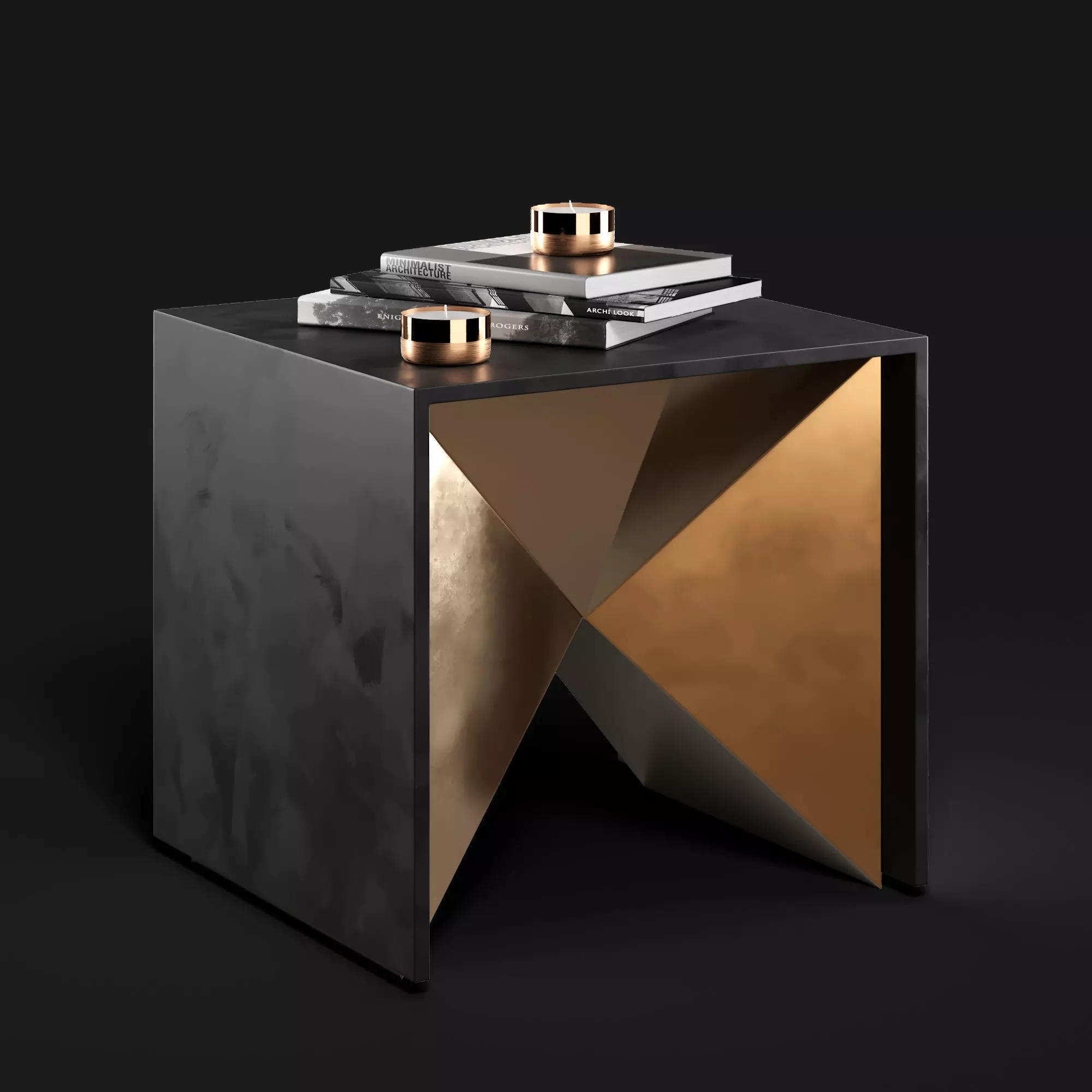 Lenny Kravitz nova side table 3D model_0