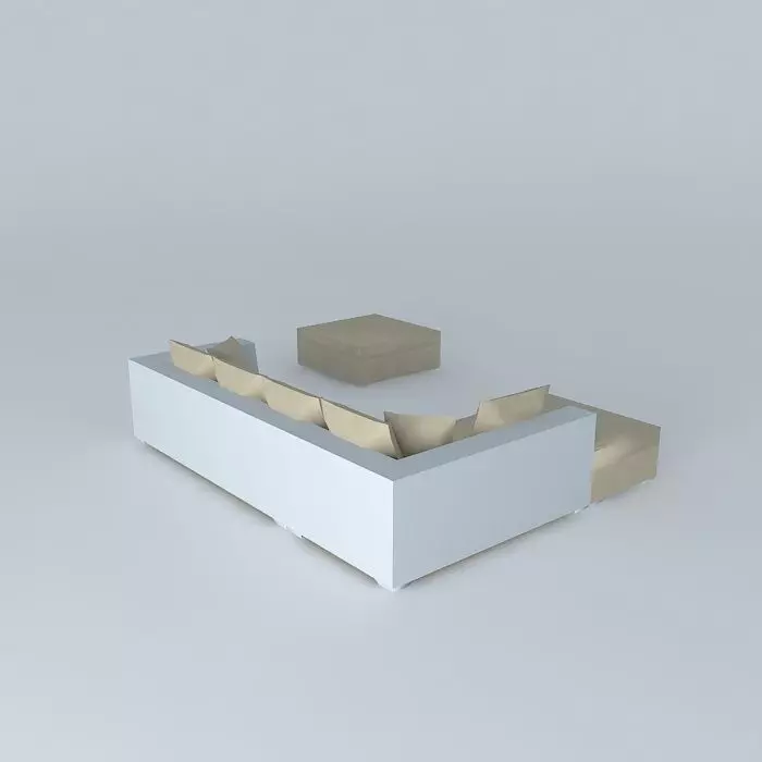 Sectional sofa By Percy Ramos Free 3D model