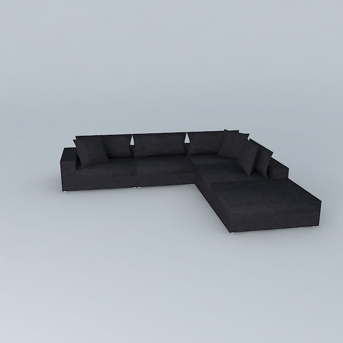 Modulare Divani Decoro 360  Free 3D model_2