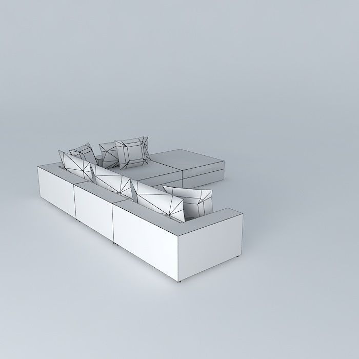 Modulare Divani Decoro 360  Free 3D model_3