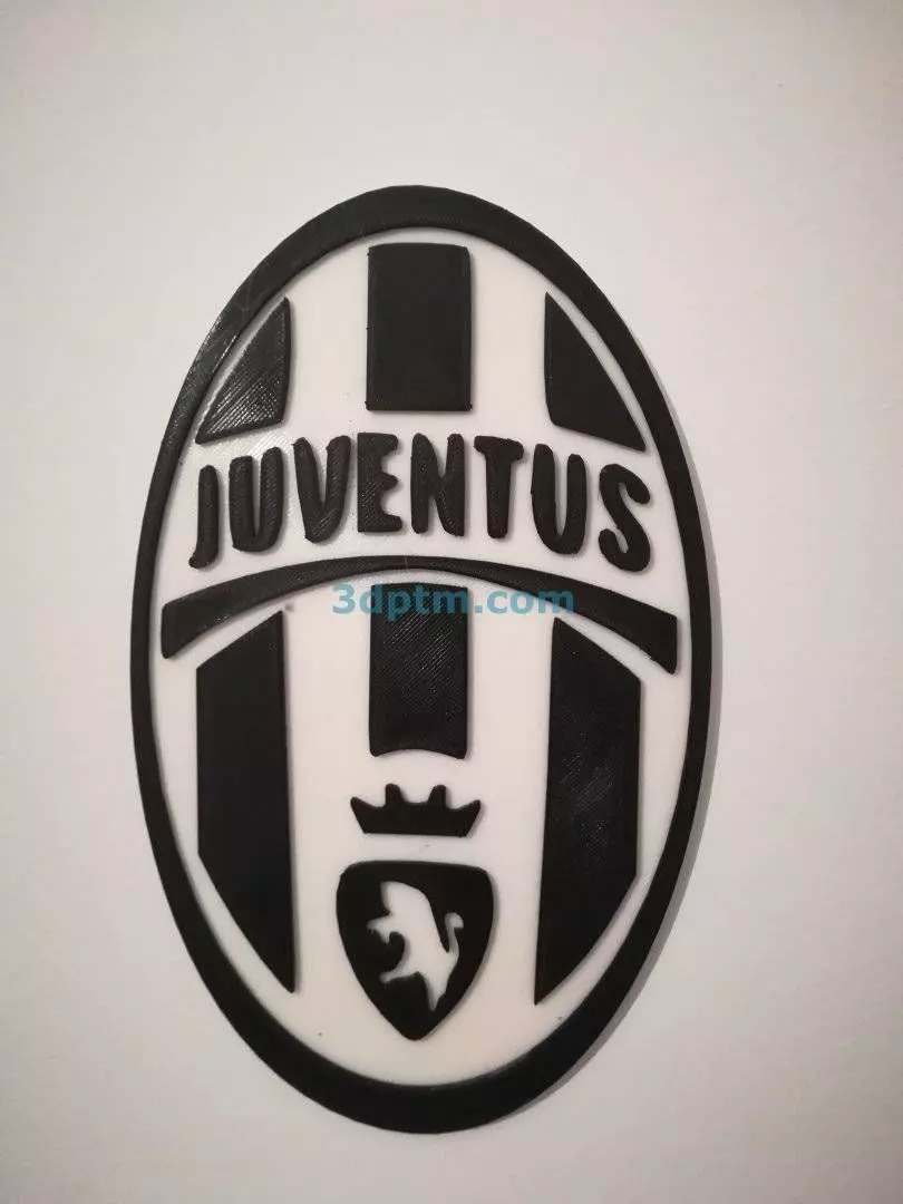 Juventus logo sticker 3D print model