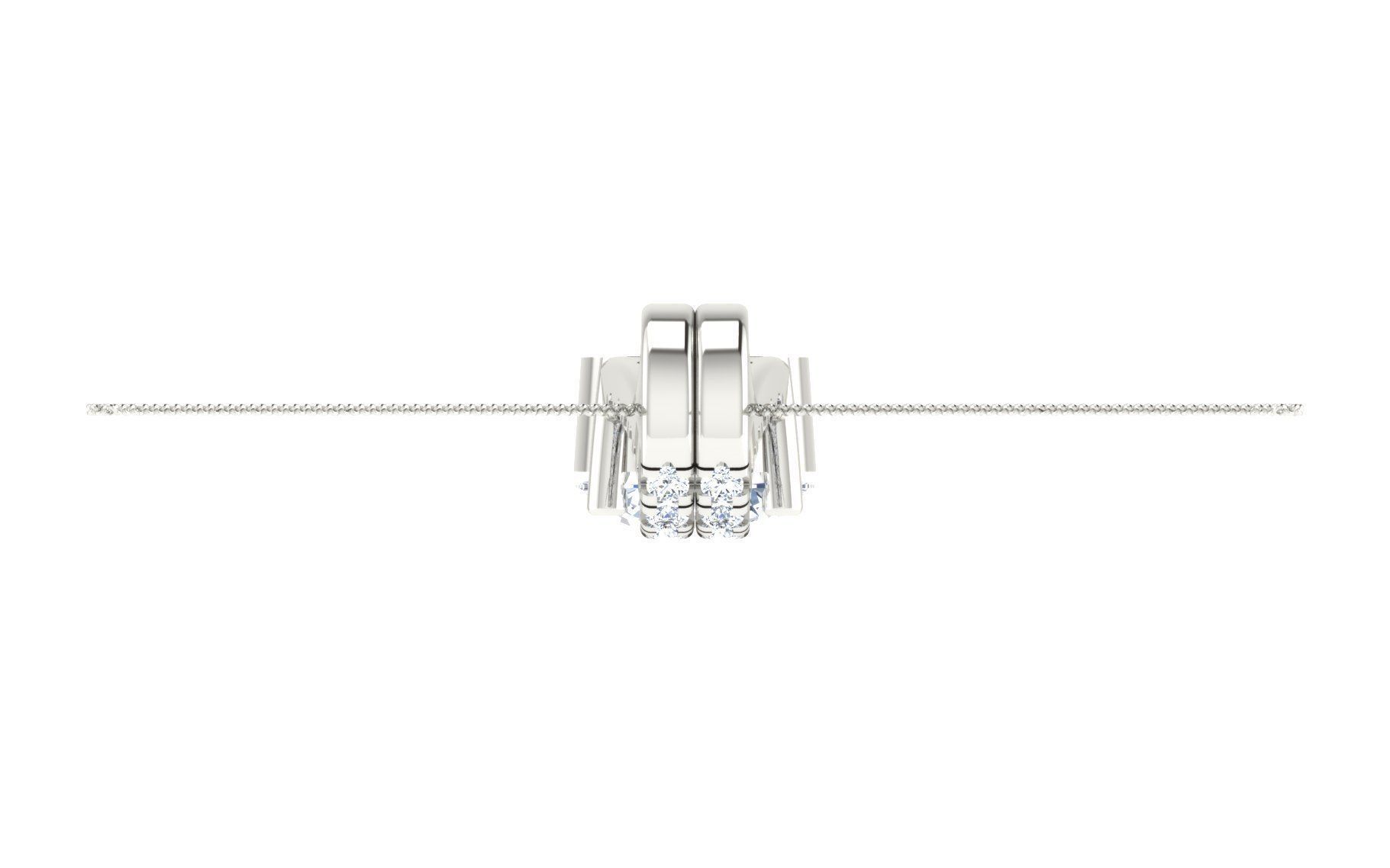 Solitaire pendant 3dm stl render detail 3D print model 3D print model_1