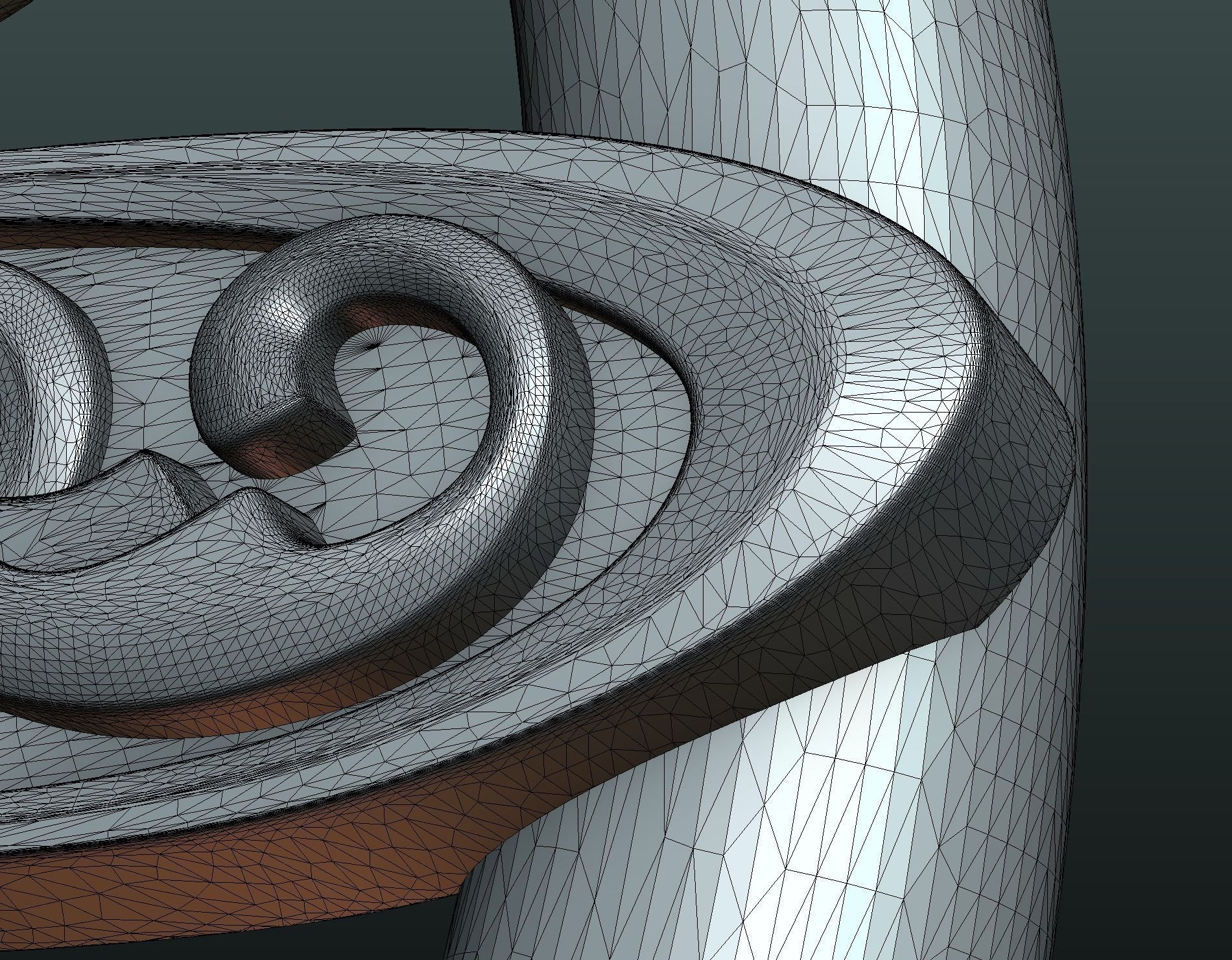 Dragonfly Pendant 3D print model_20