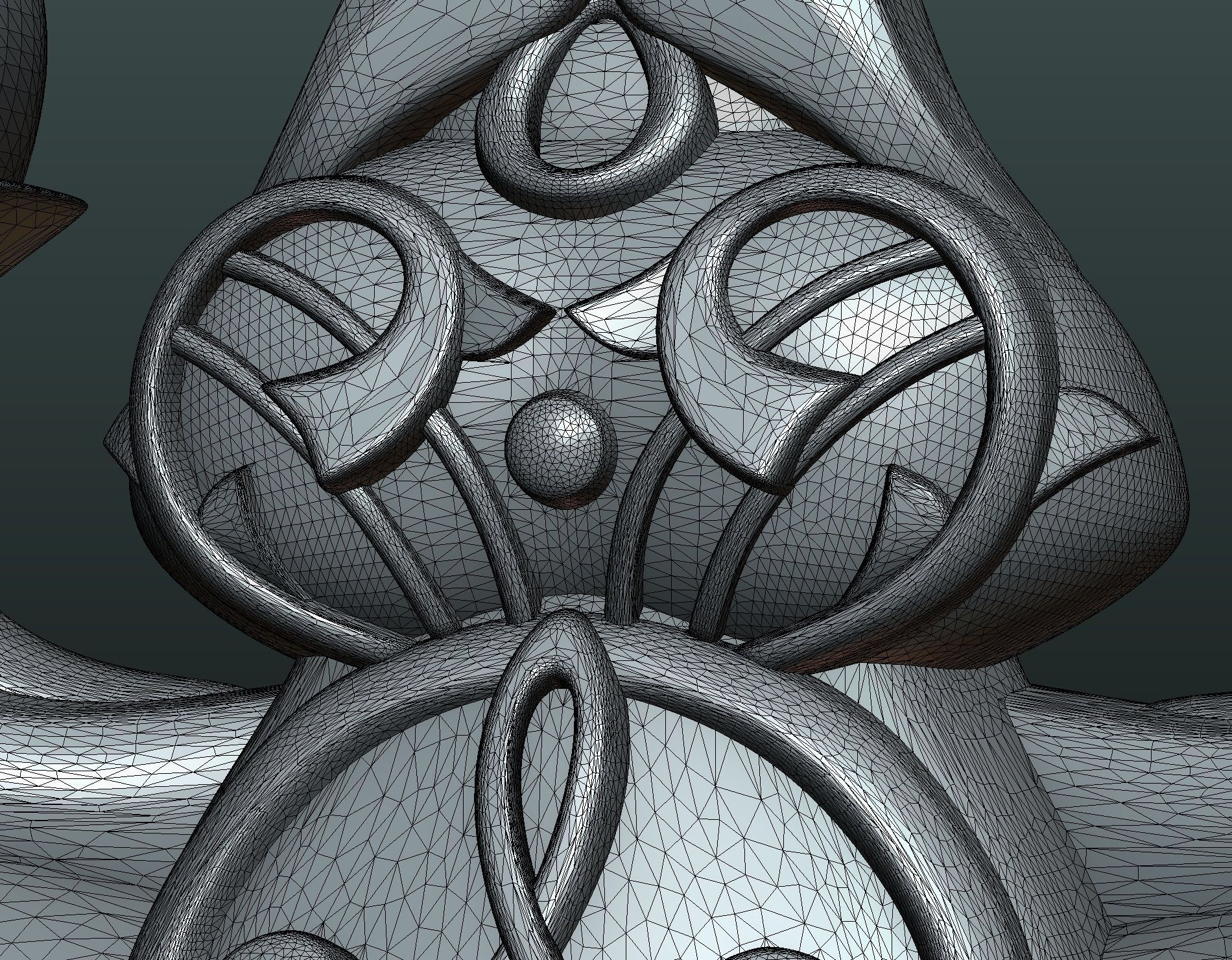 Dragonfly Pendant 3D print model_19