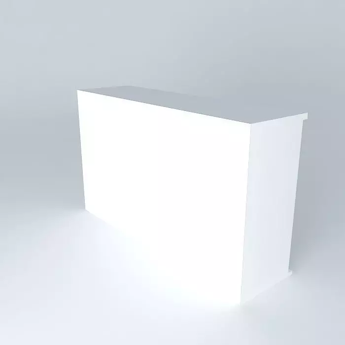 Sliding Door Sideboard Free 3D model_0