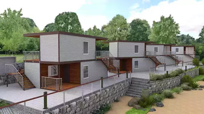 Recreation Center Houses 