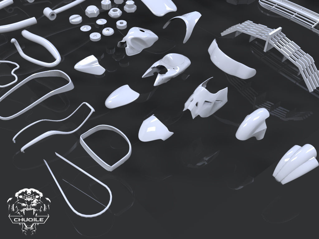 Hard Surface - Kitbash 3D model_5