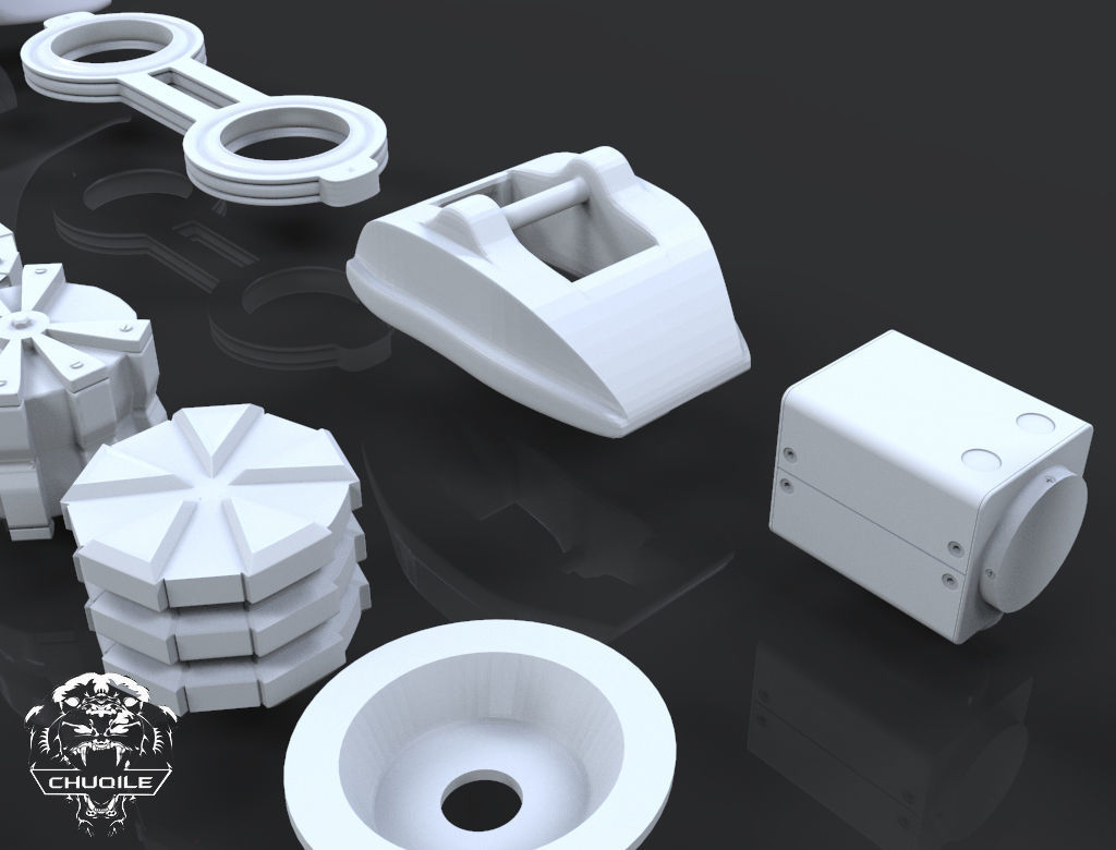 Hard Surface - Kitbash 3D model_4