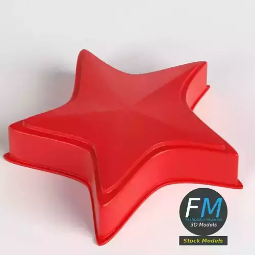 Plastic star beach toy