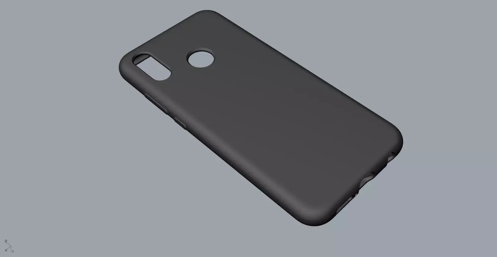 Huawei P20 lite Black CASE 3D print model