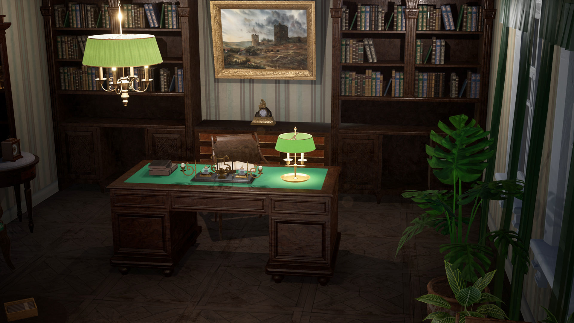 Russian Estate House Unreal Engine 4 Low-poly 3D model_38