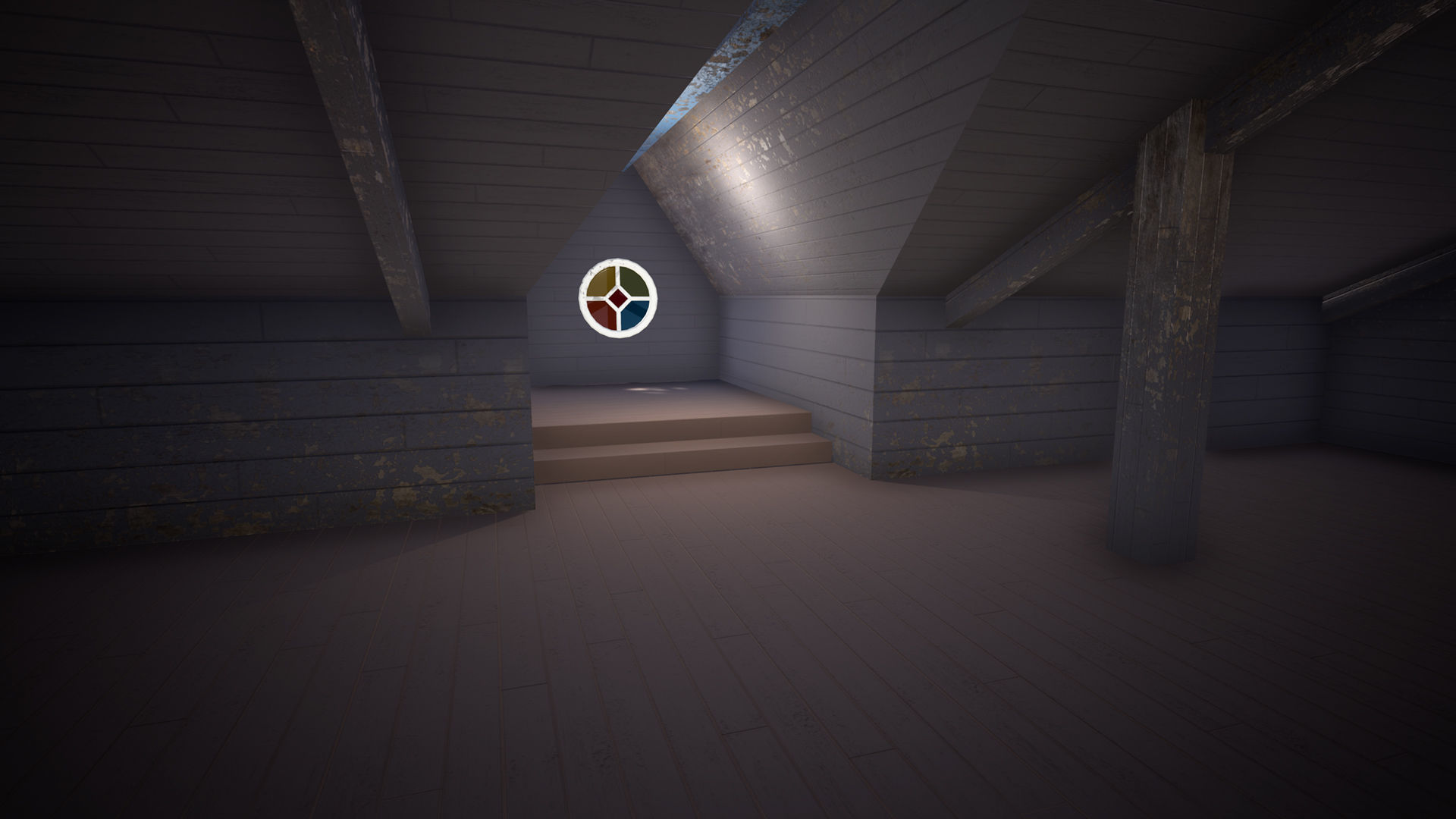 Russian Estate House Unreal Engine 4 Low-poly 3D model_31