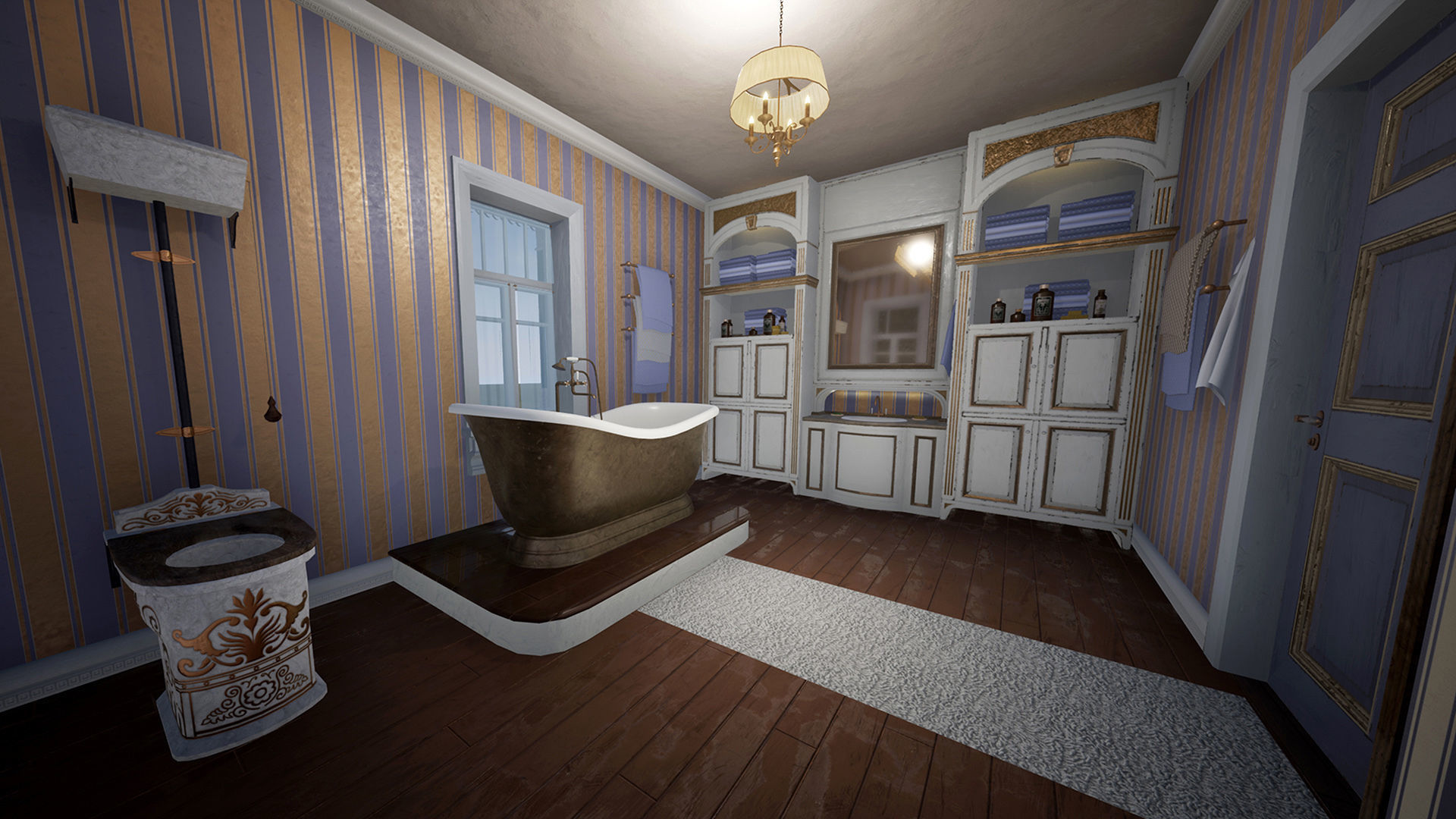 Russian Estate House Unreal Engine 4 Low-poly 3D model_17