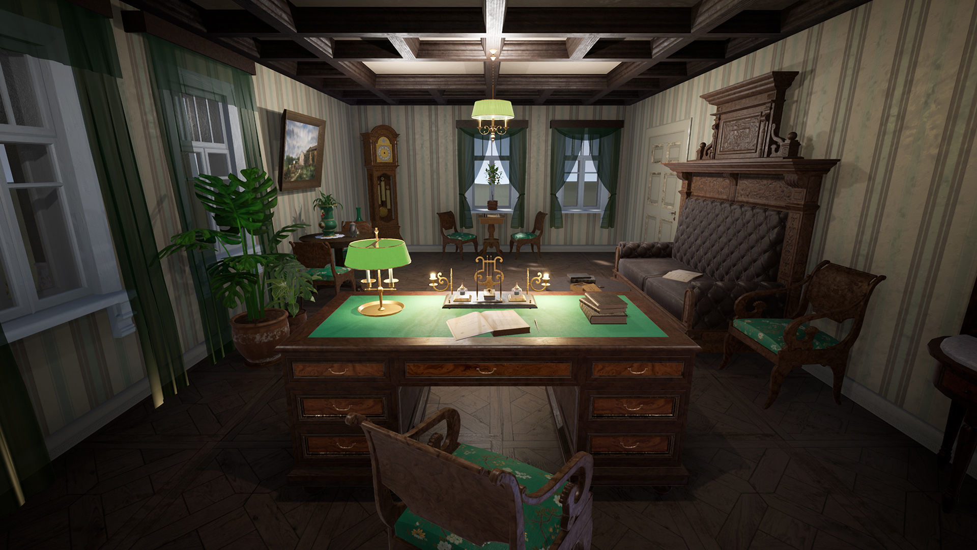 Russian Estate House Unreal Engine 4 Low-poly 3D model_23