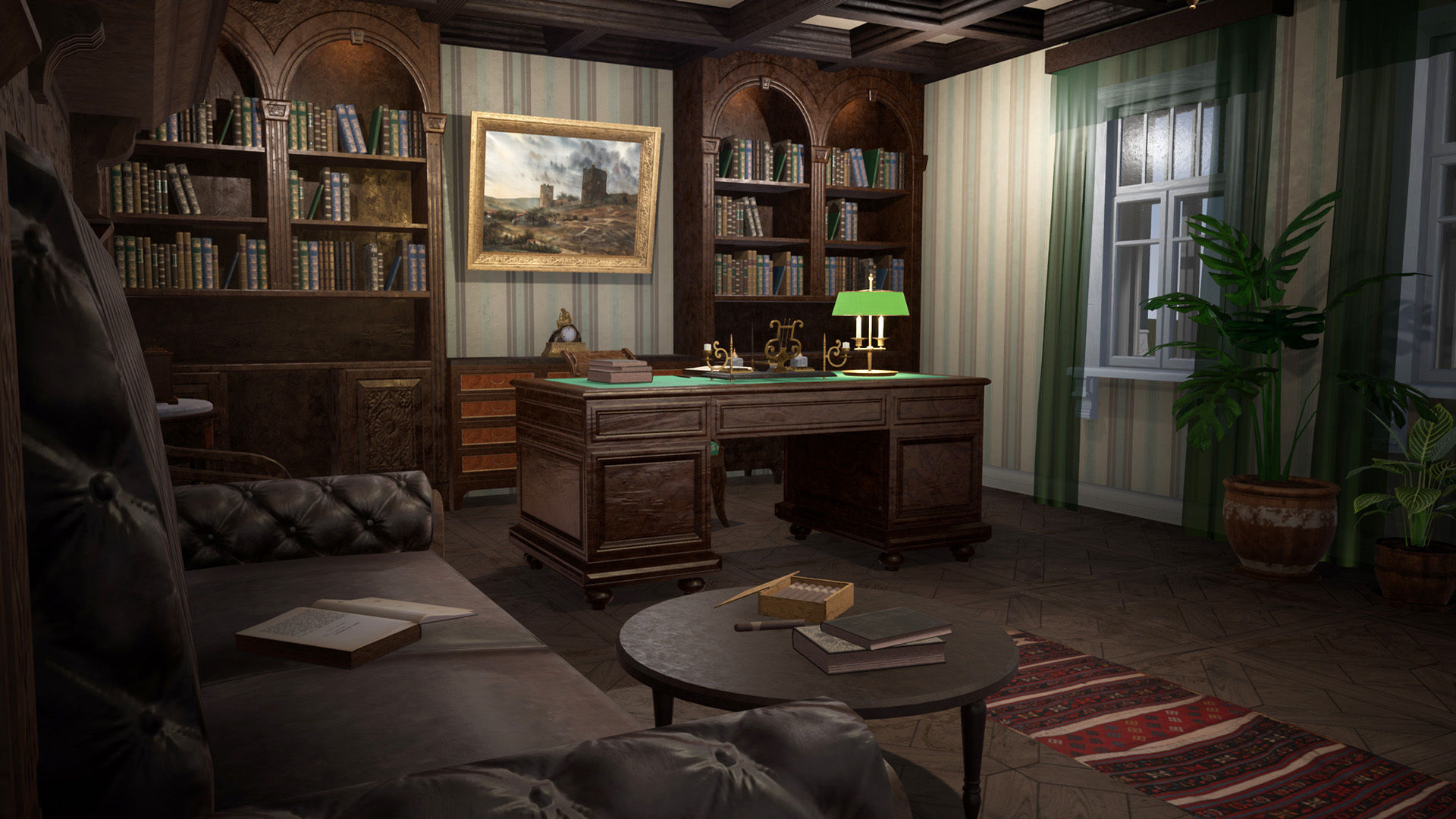 Russian Estate House Unreal Engine 4 Low-poly 3D model_22