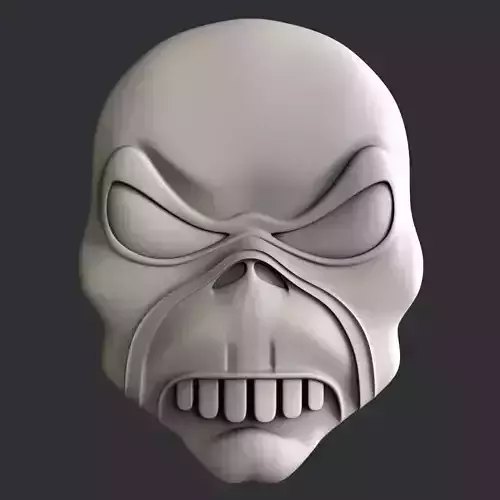 3d STL models for CNC router or 3d printer face mask 3D print model
