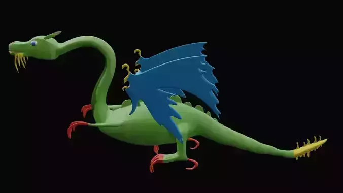 Snow Dragon  3D model