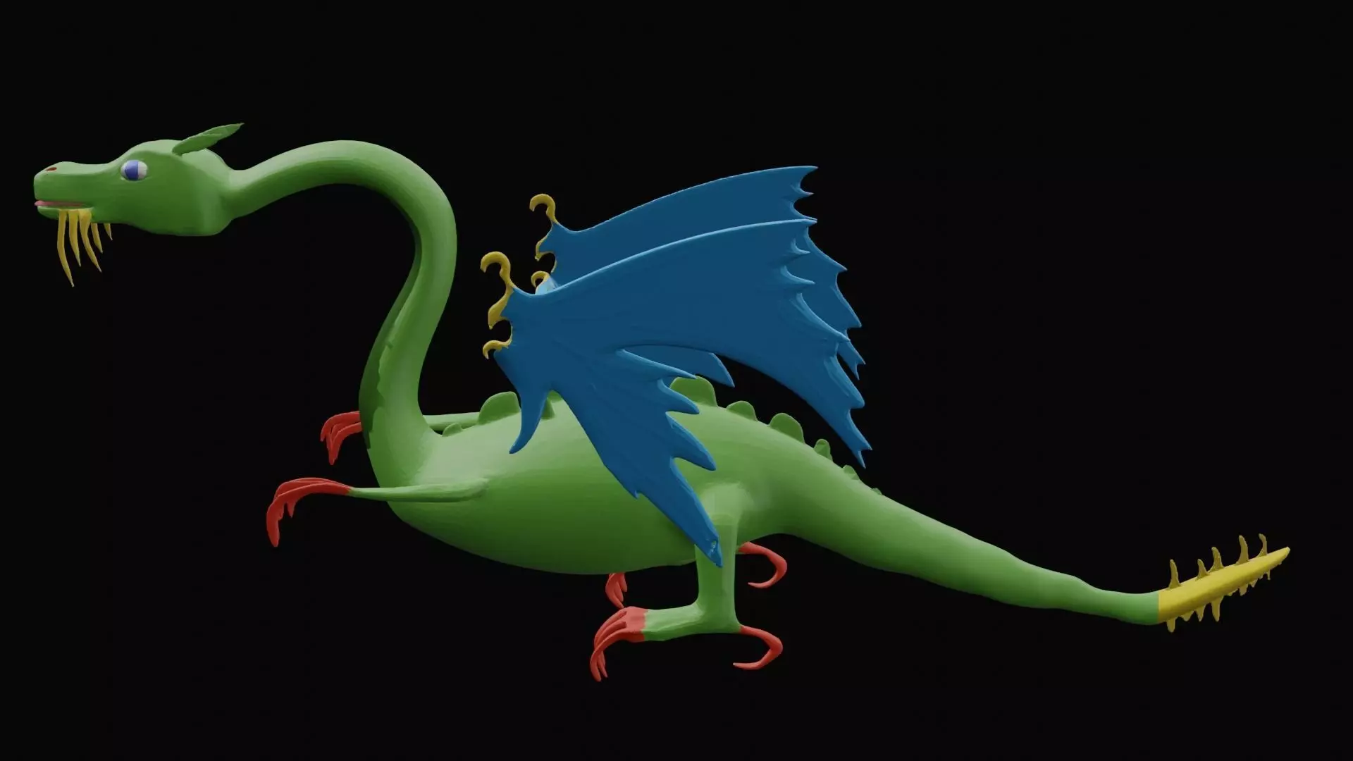 Snow Dragon 3D model