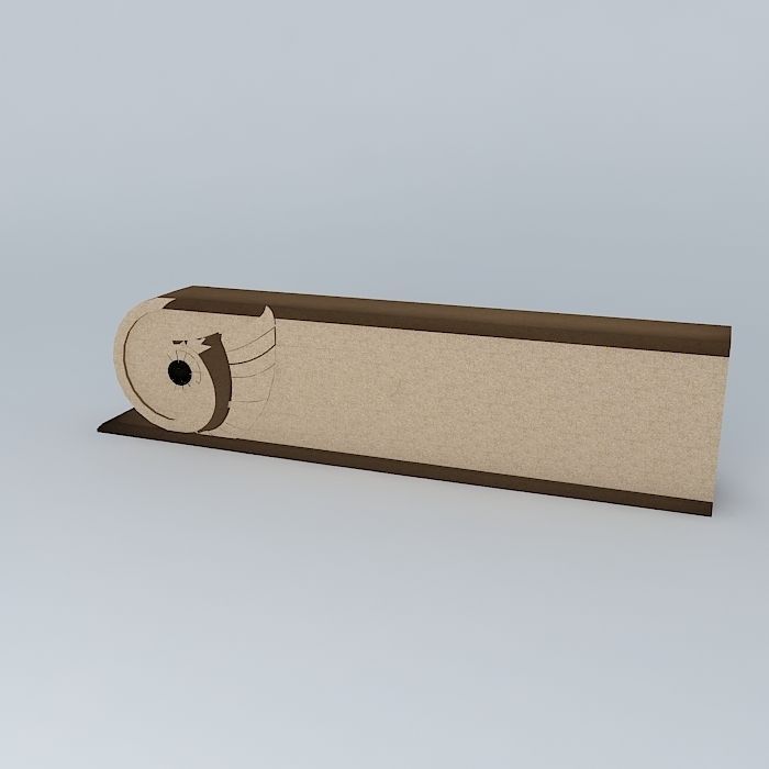 Art Deco Highway Ramp Barrier Free 3D model_1