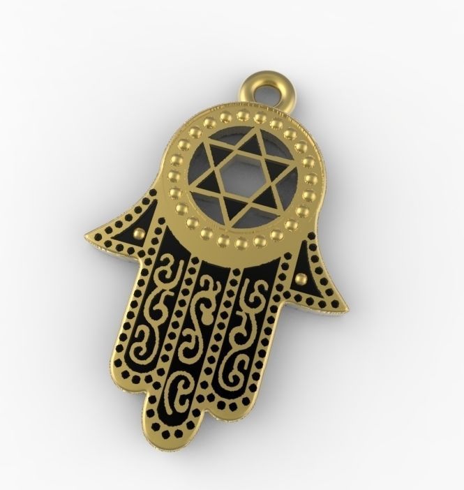 Hand of Fatima 3D print model_1