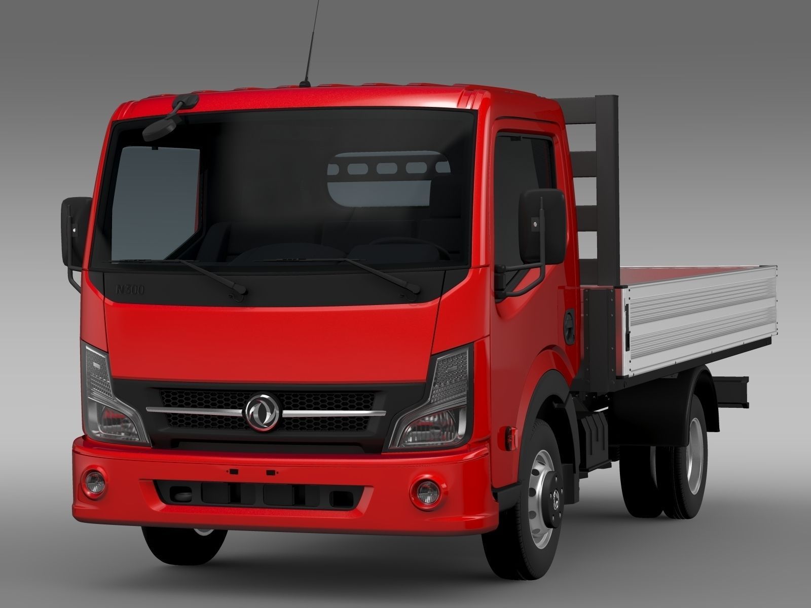DongFeng N300 Captain Tipper 2015 3D model_2