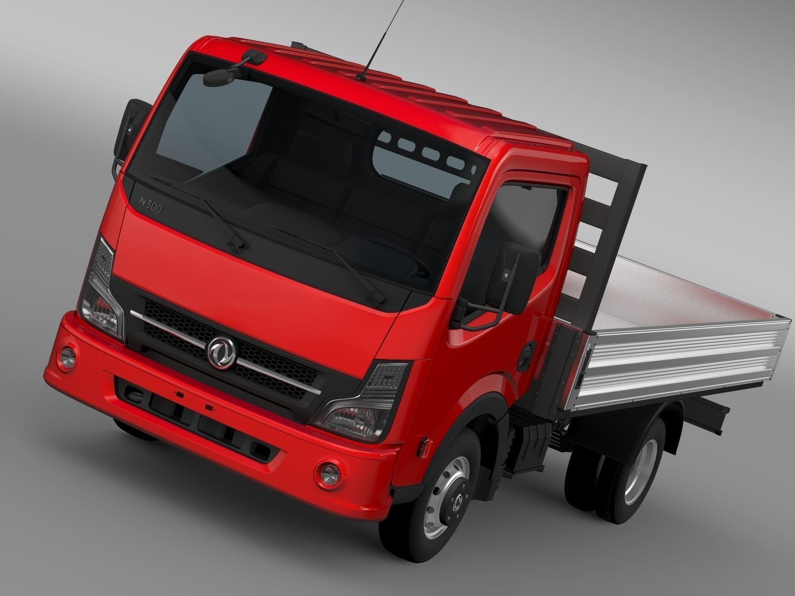 DongFeng N300 Captain Tipper 2015 3D model_3