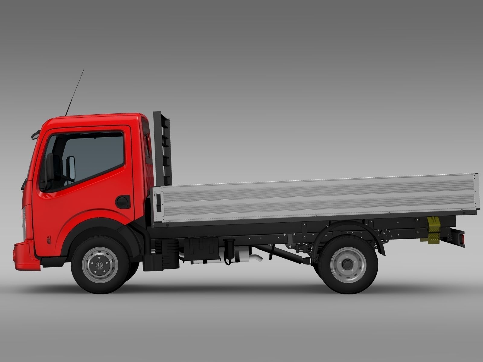 DongFeng N300 Captain Tipper 2015 3D model_1