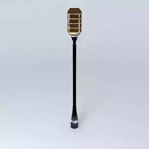 Streamlines Lamp Post lamppost Free 3D model