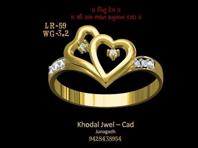 ladies ring 3D model