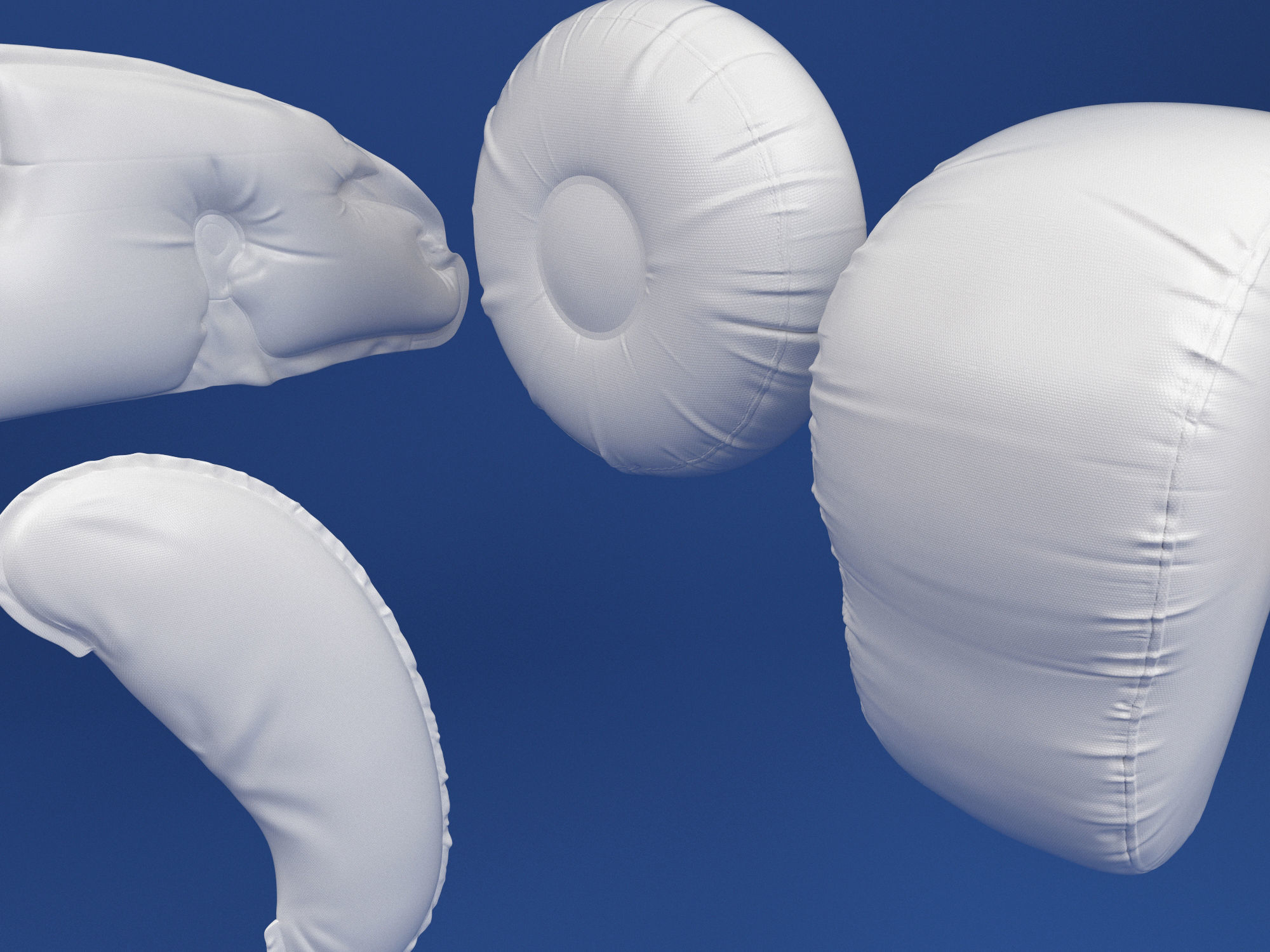 airbag kit 3D model_2
