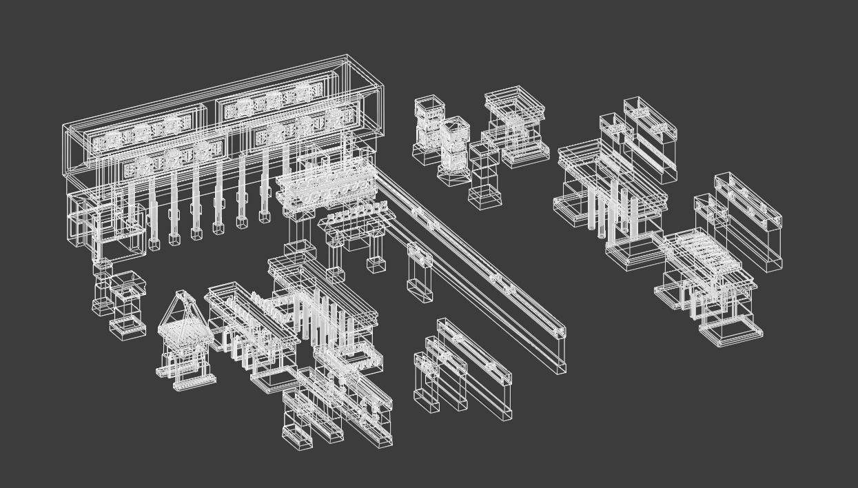 Aztec and pre-Columbian buildings and monuments 3D model_6