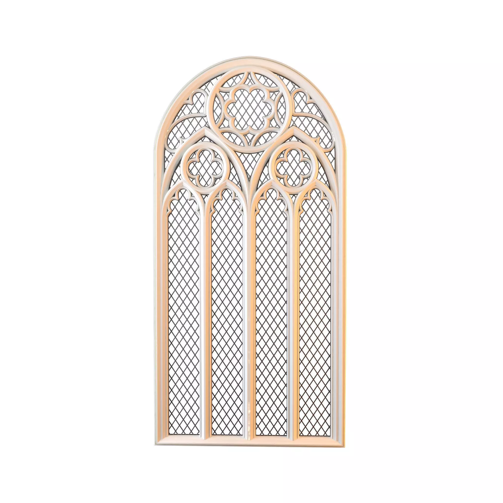 Gothic Window 3D model_0