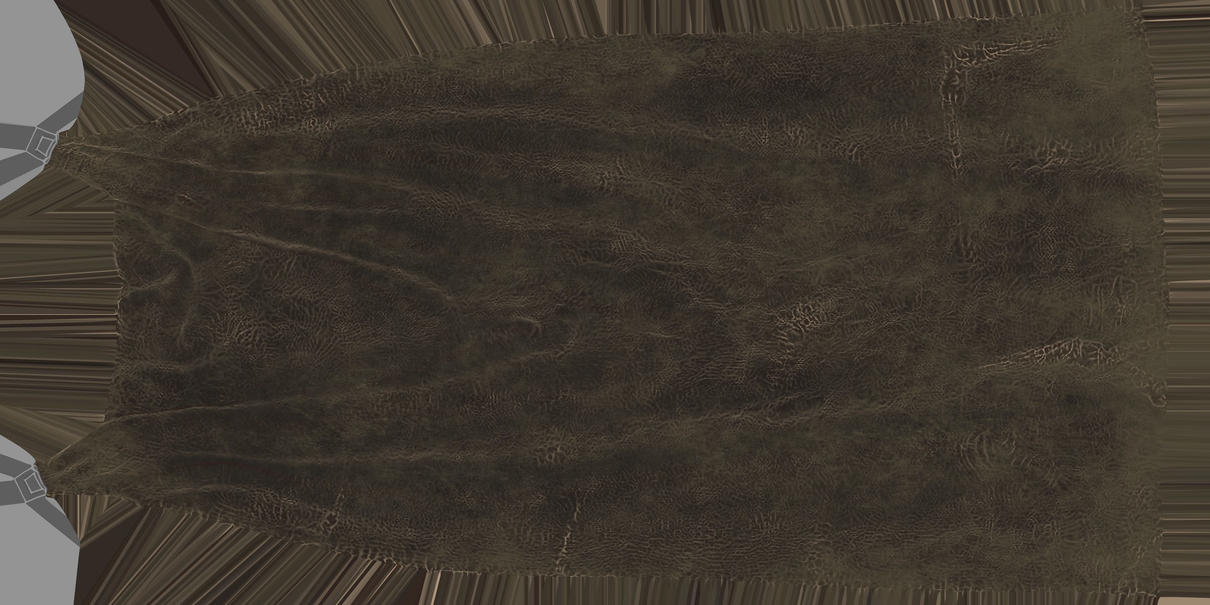 Female set 1 character Low-poly 3D model_7