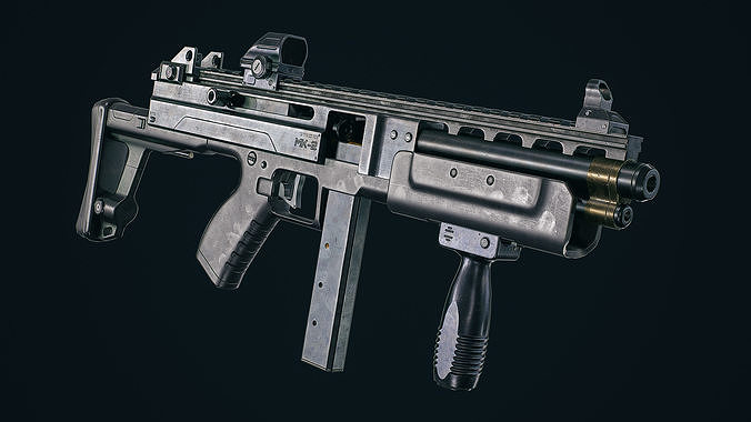 Thompson MK-2 Low-poly 3D model