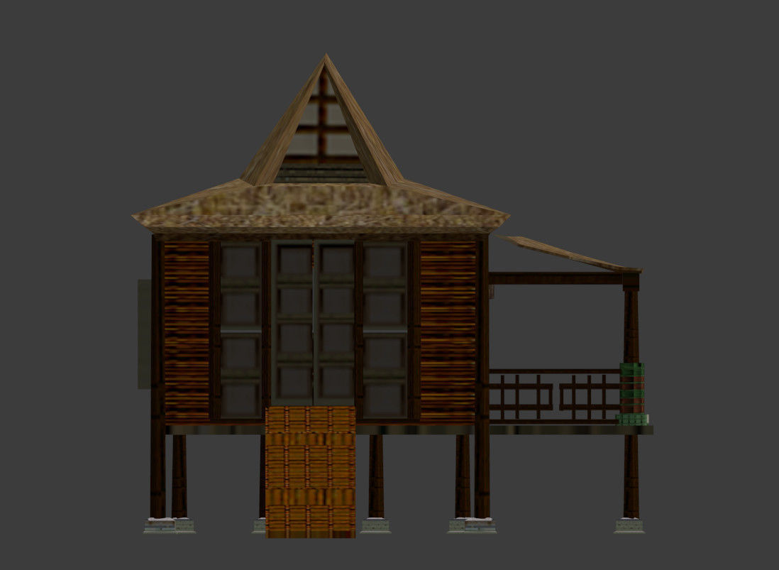 Indian building megapack Low-poly 3D model_8