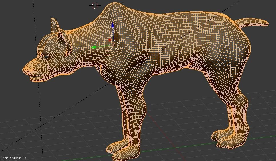hyena 3D model_1