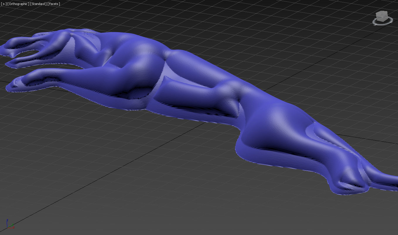 Jaguar panther logo 3D print model 3D print model_8